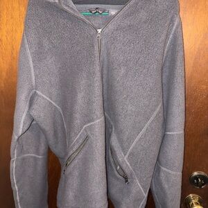 Eddie Bauer Charcoal Fleece Jacket